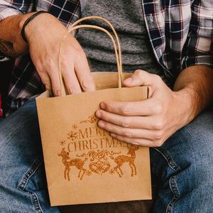 Christmas Custom Printing Gift <b>Bags</b> Kraft Shopping Paper Packaging <b>Bag</b> Manufacturing Coated Luxury <b>Bag</b> - Product Image 2