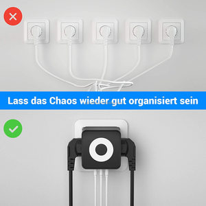 Prise murale électrique <span class=keywords><strong>Powercube</strong></span> Europe SCHUKO, prise murale encastrée avec <span class=keywords><strong>USB</strong></span> et veilleuse - Product Image 5