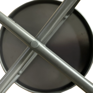 Juego de 2 sillas y mesa <span class=keywords><strong>Bistro</strong></span> modulares para exteriores con cojines de felpa Gris Pizarra - Product Image 3