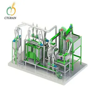 CTGRAIN 30T 50T corn,maize, wheat grain processing machine