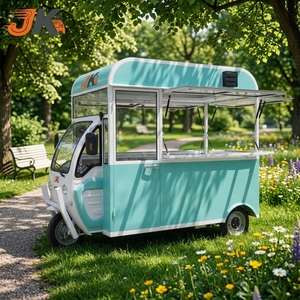 Camion de restauration mobile, chariot de vente de snacks, chariot de nourriture de rue entièrement équipé, trois roues - Product Image 6