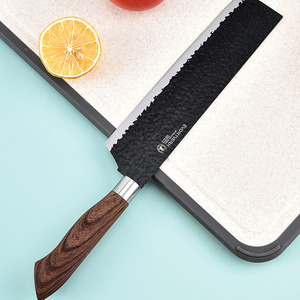 Ensemble de <span class=keywords><strong>couteaux</strong></span> de chef en acier inoxydable Hyri, 6 pièces, avec boîte cadeau, pour la cuisine, ensembles de <span class=keywords><strong>couteaux</strong></span> de cuisine, outils forgés martelés, avec boîte cadeau - Product Image 6