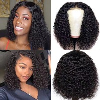 Perruque Frontale Bouclée Crépue Afro Moelleuse 13x4, Dentelle HD Pré-Épilée, 100% Cheveux Humains pour Femmes Noires