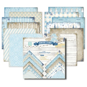 Papier motifs de scrapbooking, 50 pièces, scrapbooking, 6 "x 6", 12 "x 12", pour fabrication de cartes