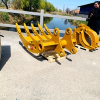 WIGON Râteau à racines personnalisé, râteau de jardin, râteau à roches pour excavatrices jusqu'à 32 tonnes, vente chaude