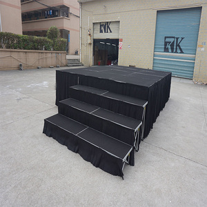 Escenario de banda de <span class=keywords><strong>DJ</strong></span> plegable portátil con paso de escenario - Product Image 1