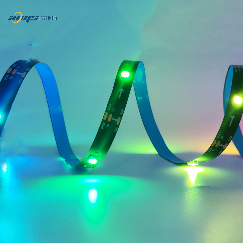 Aimings DC5V 18LEDs Multi-Color Christmas LED Strip Light - Smart App Remote Control