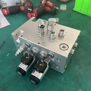 Китайский производитель: Изготовленный на заказ двухходовой гидравлический клапанный блок на 24 Вольта, прочный алюминиевый гидравлический коллектор - Product Image 3