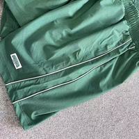 Short d'été vert à bandes réfléchissantes avec poches Jogger Beach Elasticized Waist Nylon Short Men's Sport Breathable Quick Short