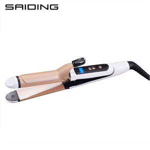 Cepillo Alisador <span class=keywords><strong>de</strong></span> Cabello Eléctrico Profesional con Rotación <span class=keywords><strong>de</strong></span> 360 Grados, 2 en 1, Plancha para Alisar y Rizar con Herramientas <span class=keywords><strong>de</strong></span> Peinado - Product Image 1