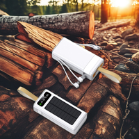 Nouvelle arrivée 22.5W banque de lithium à énergie solaire haute capacité 30000mah affichage LED Portable 65W UK tendance produit de gros