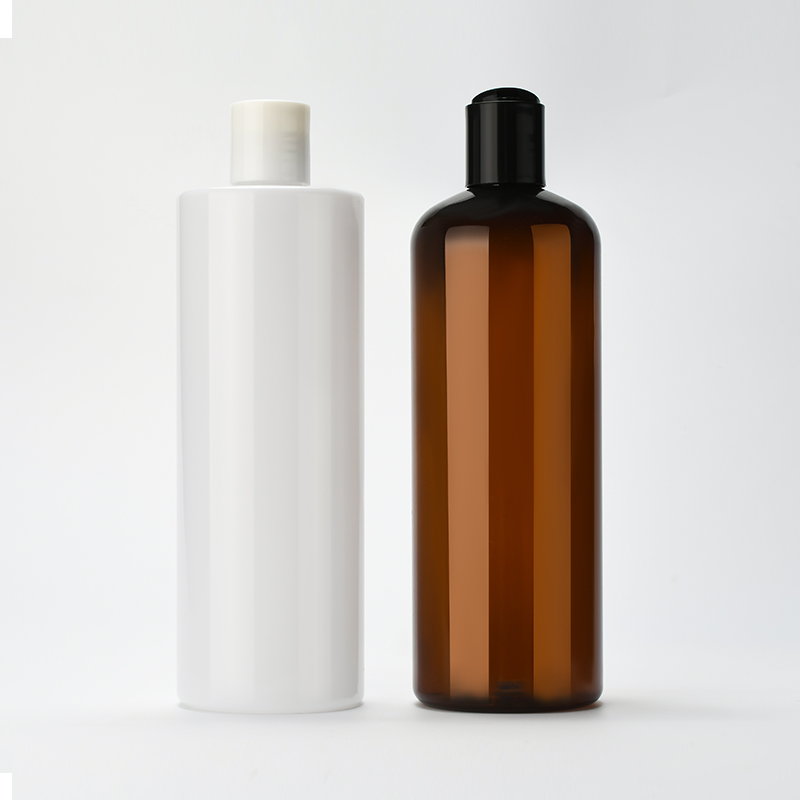 Auswalar 4 flaconi vuoti da 200 ml con tappo a scatto, per shampoo e gel doccia, ricaricabili, da viaggio, in plastica, per lozioni, shampoo, bagnoschiuma