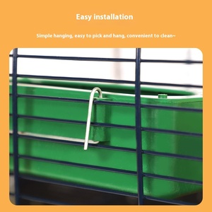 Nouveaux accessoires de <span class=keywords><strong>cage</strong></span> à oiseaux en plastique abreuvoir automatique bol de nourriture et de boisson pour oiseaux pour nourrir les oiseaux - Product Image 5