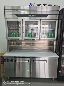Refrigerador y <span class=keywords><strong>Congelador</strong></span> Combinado con Zonas Superior e Inferior, Montaje en Pared que Ahorra Espacio, Enfriador con Pantalla <span class=keywords><strong>de</strong></span> Temperatura Dual para Restaurantes y Bares - Product Image 5