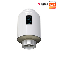 TRV602 Ultra-low Power OLED Scree Zigbee Tuya Programación semanal Calefacción inalámbrica Habitación Radiador Termostato Válvula termostática