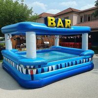 Barres gonflables faites sur commande de piscine d'arrière-cour gonflable de barre d'eau de piscines pour le divertissement