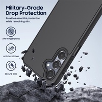 Vente en gros d'usine pour Samsung Galaxy A16 Noir, coque de téléphone portable antichoc en TPU et PC combinés