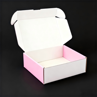Boîte d'expédition postale de produits de beauté de conception libre écologique personnalisée Emballage postal en carton ondulé cosmétique avec logo