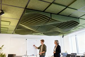 Panneaux acoustiques flexibles incurvés en feutre pour la réduction du bruit, décoration, isolation phonique du <span class=keywords><strong>plafond</strong></span>, panneaux acoustiques en feutre polyester pour animaux de compagnie - Product Image 6