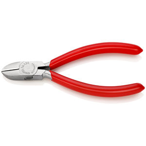 KNIPEX 76 03 125 Cortador diagonal para electromecánica con revestimiento plástico cromado 125 mm - Product Image 1