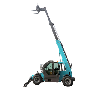 bibo Factory Direct 3.5T 10m High Reach Telehandler Articulating for Agriculture Farm Silage <b>Handling</b> - Product Image 4