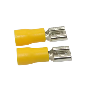 FDD loạt nữ ngắt kết nối cáp thiết bị đầu cuối Lug đỏ xanh vàng làm bằng đồng và đồng thau uốn thiết bị đầu cuối - Product Image 4