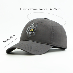 OEM bán buôn tùy chỉnh 6 Bảng điều chỉnh unisex thêu Mũ bóng chày Oxford vải báo có thể điều chỉnh kích thước cong vành mũ bóng chày - Product Image 2