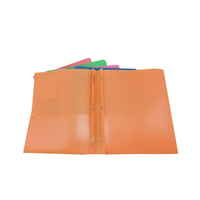 Fábrica de Dongguan, venta al por mayor, A4 PP, carpeta de archivos de 2 bolsillos y 3 puntas