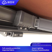 Toldo Retráctil Motorizado Eléctrico Newhoo con Control Remoto, Toldo para Patio Exterior, Impermeable y Anti-UV para Jardín y Terraza