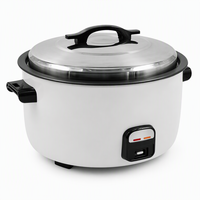Cuiseur à riz commercial 10L, cuiseur à riz électrique automatique, revêtement antiadhésif, cuve intérieure pour cuisine d'hôtel