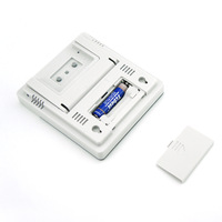 Thermomètre hygromètre de salon de beauté portable avec logo personnalisé boîte à outils de marque privée outil de cils en plastique portable pour la fabrication de cils