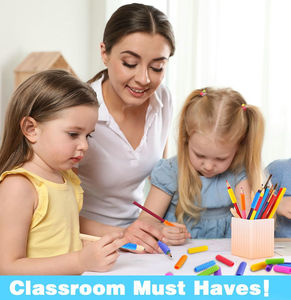 Ensemble de poignées de crayon texturées en silicone pour enfants et adultes, jouets sensoriels éducatifs pour le TDAH, l'autisme, l'anxiété, le soulagement du stress - Product Image 5