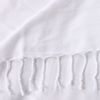 Couvertures de luxe turques personnalisées, jet pur XL, jeté léger, serviette de plage, pique-nique, linge de lit Double, couverture en coton
