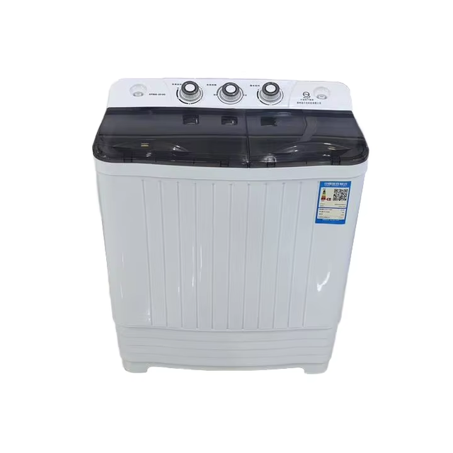 Dirt-Resistant Twin Tub Mini Washing Machine Big Capacity for Household Plug