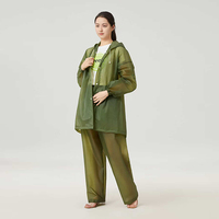 PEVA Regenmantel und Regenschutzhose Wiederverwendbares Wasserdichtes EVA-Material für Outdoor-Reisen