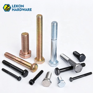 Lekon China Manufacture DIN Grade 8.8 Carbon Steel Hexagon <strong>Head</strong> <strong>Bolts</strong> Nuts Fasteners Wholesale Price - Product Image 2