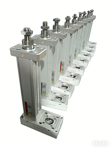 แพลตฟอร์มเคลื่อนที่แบบกระบอกลมเซอร์โว แอคชูเอเตอร์เชิงเส้น 12V 500 มม. มอเตอร์ลูกสูบและเกียร์ สแตนเลสสตีล โครงสร้างดิจิตอล - Product Image 2