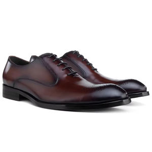 Nouvelles Bottes Oxford en Cuir Véritable Imperméables 2026 pour Hommes, Chaussures à Lacets Lavables, Fabriquées à la Main par Goodyear, Style Rétro Amekaki - Product Image 2