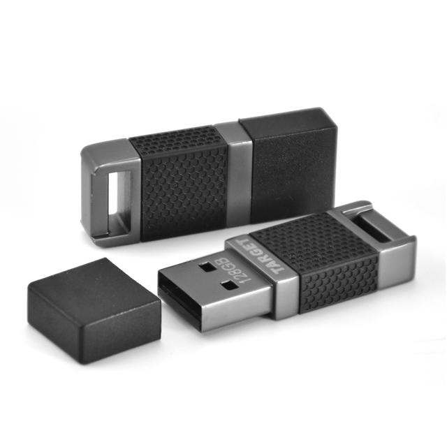 Wholesale Custom Logo USB 2.0 Flash Drives 100% Original Memory Sticks 64GB 16GB 32GB 128GB Metal Pendrives Target Flash Drive