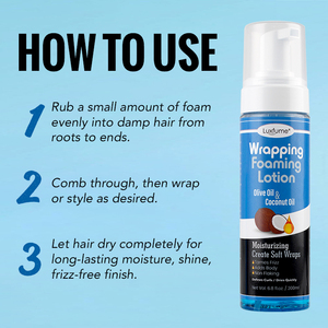 <span class=keywords><strong>Mousse</strong></span> coiffante longue durée à marque privée pour des wraps lisses et un fini sans frisottis - Product Image 5