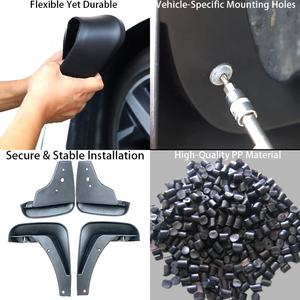 Garde-boue pour Mercedes-Benz Smart 2015 |   Garde-boue et protections anti-éclaboussures durables - Product Image 4