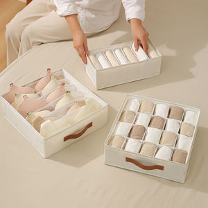 Armadio armadio armadio scatola di stoccaggio biancheria intima di smistamento biancheria intima cravatte calzini reggiseno Organizer <span class=keywords><strong>Box</strong></span> - Product Image 1
