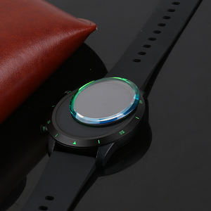 Verre de montre en saphir vert avec bordure personnalisée, film vert, aimanté, étanche IP68, anti-rayures, prend en charge les dessins personnalisés - Product Image 1