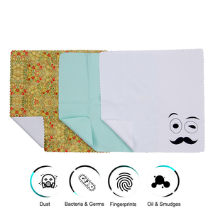 Promotional Eco-Friendly Antimicrobial Microfiber Cleaning Cloth for <b>Glasses</b> Lenses Electronics - Product Image 2