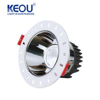 Spot encastré COB modulaire en aluminium, multicolore, 7W, 9W, 12W, avec cadre amovible et remplaçable, OEM ODM