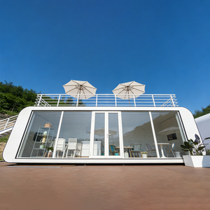 Casa Cápsula Modular Moderna Prefabricada Tipo Apple Pod con Estructura de Acero para Uso en Oficinas y Gimnasios, Instalación Rápida - Product Image 3
