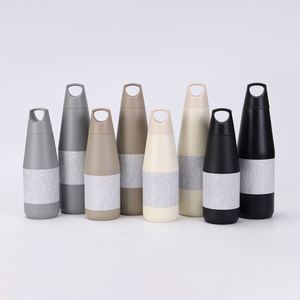DD4328 Botella de Agua Reutilizable de Acero Inoxidable de Doble Pared, Libre de BPA, con Pajita Abatible, Aislamiento Térmico de 12-24 Horas, 600ml/900ml, Personalizable - Product Image 3