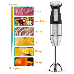 Batidora de mano multiusos, mezcladora eléctrica de acero inoxidable para cocina, para cocinar, remover y mezclar - Product Image 2