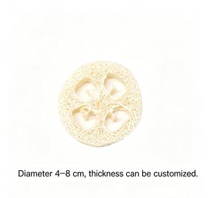 Natural Dried Loofah Soap Pad Water Draining Soap Holder Anti-slip Sponge Soap Saver Mat for Bathroom <b>Kitchen</b> Handmade Soap - Product Image 2