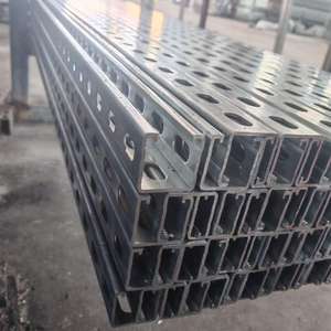 Profilé en C en acier galvanisé à chaud robuste, laminé à froid, à fentes, type Unistrut, avec trous de perforation personnalisés - Prix - Product Image 5